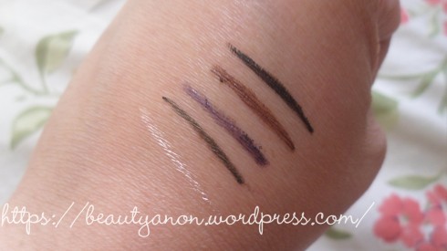 swatches in order